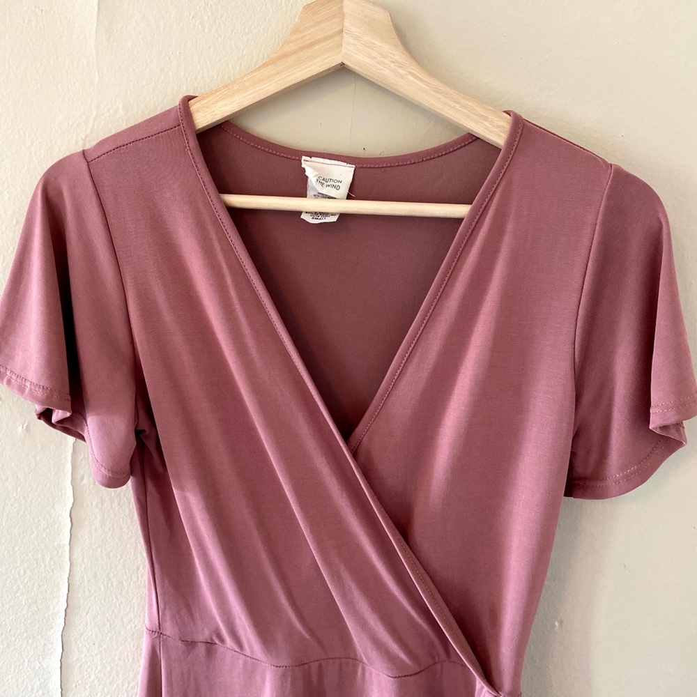Faux wrap dress - Picture 2 of 5